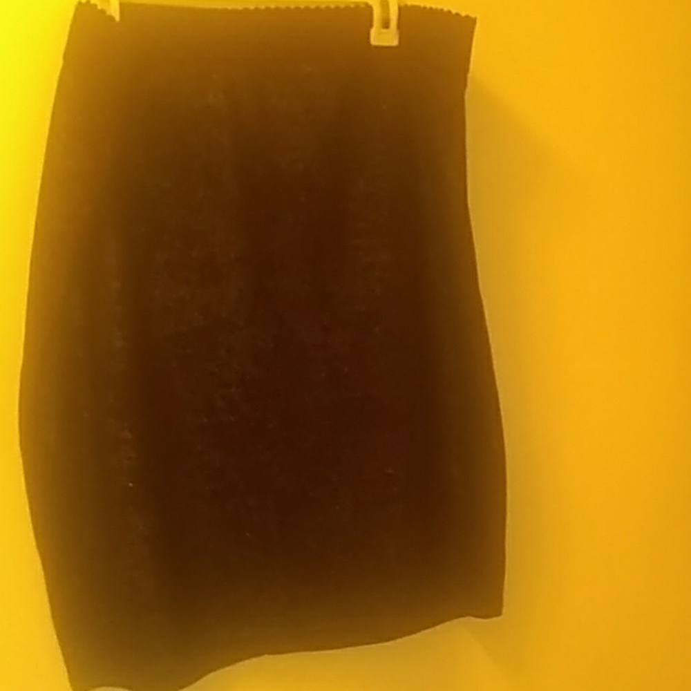 Black and silver skirt